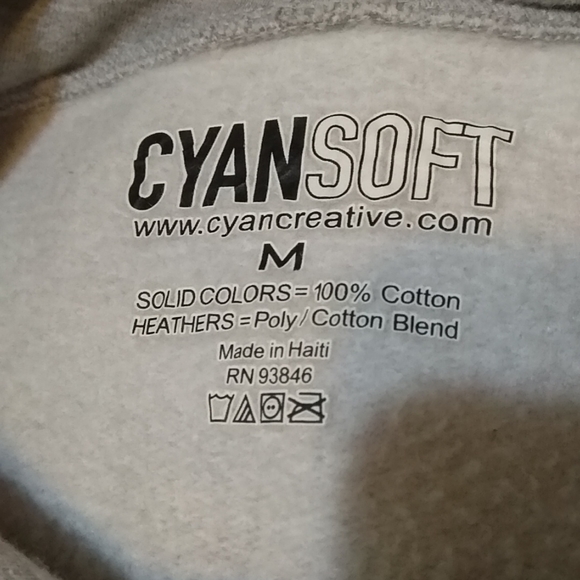 💫 CyanSoft Emmanuel College Hoodie Medium - Picture 5 of 6